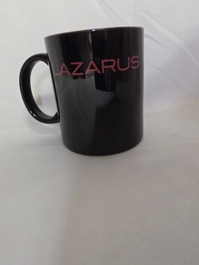 Vintage Lazarus Black Ceramic Coffee Mug‎